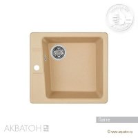 Мойка кухонная АКВАТОН Парма, латте