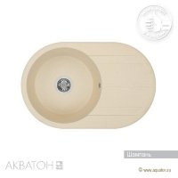 Мойка кухонная АКВАТОН Амира, шампань Мойка кухонная АКВАТОН Амира, шампань