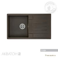 Мойка кухонная АКВАТОН Верона, кофе