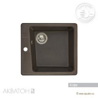 Мойка кухонная АКВАТОН Парма, кофе