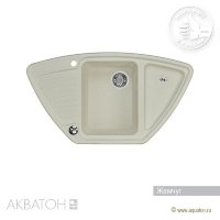 Мойка кухонная АКВАТОН Лория, жемчуг